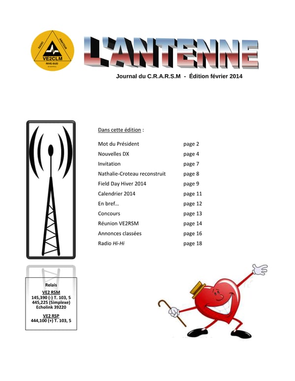 L'Antenne - février 2014